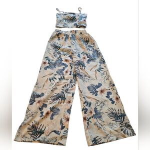 Floral Print Women's Jumpsuit